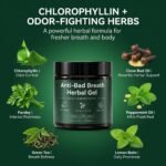 Anti-Bad Breath Herbal Gel Supplement - Body & Breath Odor Control from The Inside – Internal Deodorant, Natural Herbal Deodorant Gel with Parsley and Chlorophyll, Full Body Deodorizer (1) - Image 2