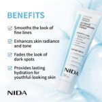 NIDA Youthful Formula™ Ultimate Moisturizing Cream | Centella Asiatica, Niacinamide, Hyaluronic Acid, Collagen | Wrinkles, Fine Lines, Dark Spots, Dry Skin, Redness | 3.38 fl. oz., 100ml (New Formula) - Image 2