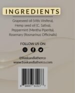 Bask & Lather Scalp Stimulator Hair Growth Oil, Cold Pressed Mint and Rosemary Blend with Grapeseed for Hair Growth, Organic Natural Leave in, All Hair Types, 4 Fl Oz - Image 7