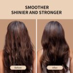 POEROES Hair Oil 50 Capsules - Hair Vitamins A C E Pro B5 - Hair Treatment Serum - Serum for Frizzy and Damaged Hair - Argan & Avocado Oil - Leave in Conditioner for Women & Men - Image 6