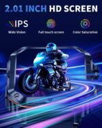 Military Smarty Watch for Men, 2.01" Smartwatch with 1200mAh Battery, Flashlight, Answer/Make Calls, Heart Rate/Sleep Monitor 100+ Sport Modes Fitness Tracker for Android/iPhone - Image 7
