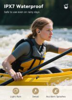 Wireless Earbuds, ENC Noise Cancelling Sport Ear Buds with Smart Charging Case, Bluetooth 5.4 Headphones, 5 EQ Over-Ear Earbuds for Sports/Workout/Gym-– Matte Black - Image 5