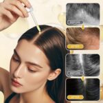 Natural Hair Growth Oil Kit with Rosemary Hair Oils for Hair Growth for Dry Damaged Hair, for Men and Women 2PCS*2 fl.oz (Yellow) - Image 6