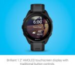 Garmin Forerunner 165, Running Smartwatch, Colorful AMOLED Display, Training Metrics and Recovery Insights, Black - Image 3