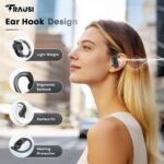 Wireless Earbuds Bluetooth 5.4 Headphones, 54H Playtime Stereo Earphones with Noise Cancelling Mic, IPX7 Waterproof, Fast Charging and Comfort Fit Ear Buds for Fitness/Sports/Workouts/Travel Black - Image 2