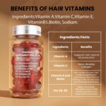 POEROES Hair Oil 50 Capsules - Hair Vitamins A C E Pro B5 - Hair Treatment Serum - Serum for Frizzy and Damaged Hair - Argan & Avocado Oil - Leave in Conditioner for Women & Men - Image 4