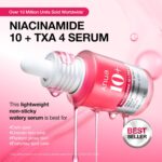 Anua Niacinamide 10 + TXA 4 Serum, Dark Spot Care, Hyaluronic Acid, Tranexamic Acid, Lightweight & Hydrating All-in-One Daily Facial Serum for Glass Skin, Korean Skincare, 1.01 fl.oz - Image 3