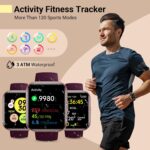 Smartwatch for Women, Compatible with Android & iPhone, 1.8'' Fitness Tracker Watch with Alexa, Call & Notification Alerts, Heart Rate & Sleep Monitor, 120 Sports Modes, Waterproof Watch for Women - Image 5