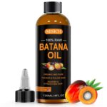 Raw Batana Oil, 100% Natural Organic Hair Growth Oil for Men & Women, Sourced from Honduras, Pure, Unrefined, Enhances Thickness, Prevent Hair Loss 4 Oz