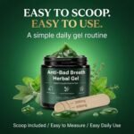 Anti-Bad Breath Herbal Gel Supplement - Body & Breath Odor Control from The Inside – Internal Deodorant, Natural Herbal Deodorant Gel with Parsley and Chlorophyll, Full Body Deodorizer (1) - Image 6