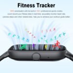 1.91" Smart Watch for Men,smart Watches for Women,Fitness Tracker with Message Call Function,120+ Sport Modes, IP68 Waterproof,24 Hours Heart Rate/Sleep Monitor,for Android/iOS (Black) - Image 7