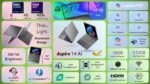 acer Aspire 14 AI Copilot+ PC | 14" WUXGA Display | Intel Core Ultra 5 Processor 226V | NPU: Up to 40 Tops - GPU: Up to 53 Tops | Intel ARC 130V | 16GB LPDDR5X | 512GB SSD | Wi-Fi 6E | A14-52M-51S1 - Image 12