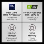 Lenovo Legion Pro 7i – AI-Powered Gaming Laptop – Intel® Core Ultra 7 255HX – 16" WQXGA PureSight OLED Display – 240Hz – NVIDIA® GeForce RTX™ 5070 Ti – 32GB Memory – 2TB Storage – PC GamePass - Image 3