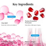 EQQUALBERRY NAD+ Peptide Boosting Cream – NAD+ 5% & 13 Peptides Anti-Aging Korean Skincare Face & Body Cream | Firming & Lifting Pink Neck Cream for Sagging Skin (1.69 fl.oz / 50ml) - Image 6