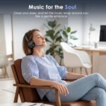 Mopchnic Wireless Headset with Noise Cancelling Microphone, On-Ear Bluetooth Headset with USB Dongle, Mute Function & Charging Base, Wireless Headphones for Work from Home and Call Center (Black) - Image 7