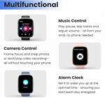 Smart Watch for Men Women (Answer/Make Call), 1.95" Touch Screen Fitness Watch with Heart Rate/Sleep Monitor, IP68 Waterproof Smartwatch for Android iOS, Activity Tracke with 120+ Sports Modes, Black - Image 5