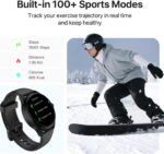 Smart Watch, HD Smartwatch for Men Women (Answer/Make Calls), Fitness Watch with 100+ Sport Modes, IP68 Waterproof/Heart Rate/Sleep Monitor, Activity Trackers for iOS/Android - Image 5