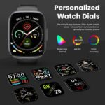 Smart Watch for Men Women (Answer/Make Call), 1.95" Touch Screen Fitness Watch with Heart Rate/Sleep Monitor, IP68 Waterproof Smartwatch for Android iOS, Activity Tracke with 120+ Sports Modes, Black - Image 6