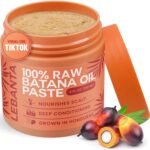 Lebanta Raw Batana Oil for Hair Growth - 100% Pure, Organic 4oz Batana from Honduras for Thick and Strong Natural Hair - Dr. Sebi Unrefined Cold Pressed Cosmetic Scalp Mask Gifts for Women (1 Pack)