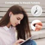Wireless Earbuds, Bluetooth 5.4 Headphones HiFi Stereo, Bluetooth Earbuds with ENC Noise Cancelling Mic, IP7 Waterproof in Ear Earphones, 48H, LED Display Ear buds for Pad Phones Workout Sports, Black - Image 7