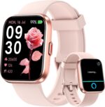 Fitpolo Smart Watches for Women Android iPhone, 1.8'' Women Smartwatch with Alexa Built-in, Bluetooth Calls, IP68 Waterproof, 7 Days Battery, Heart Rate/Sleep/SpO2 Monitor, 110 Sports Mode