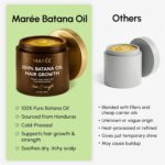 MAREE Batana Oil for Hair Growth – 100% Natural Botana Oils Hair Growth – Raw Batama Oil Paste from Honduras – Density, Thickness & Scalp Soothing for Women and Men – Aceite de Batana Para el Cabello - Image 7