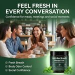 Anti-Bad Breath Herbal Gel Supplement - Body & Breath Odor Control from The Inside – Internal Deodorant, Natural Herbal Deodorant Gel with Parsley and Chlorophyll, Full Body Deodorizer (1) - Image 3