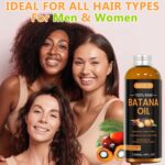 Raw Batana Oil, 100% Natural Organic Hair Growth Oil for Men & Women, Sourced from Honduras, Pure, Unrefined, Enhances Thickness, Prevent Hair Loss 4 Oz - Image 8