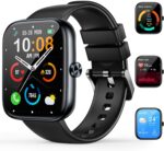 Smart Watch for Men Women, 1.83" HD Touchscreen Fitness Watch with Bluetooth Call&Message Notifications, 110+Sport Modes, 24/7 Heart Rate/Sleep Monitor, IP68 Waterproof Fitness Tracker for Android iOS