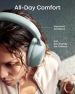 Soundcore Space 2 by Anker, Active Noise Cancelling Headphones, Comfortable Fit, 50H Playtime, LDAC Hi-Res Wireless Audio, Dual Connection, Clear Calls, Bluetooth 6.1, Nap Mode, Wearing Detection - Image 4