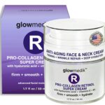 Glowmedik Pro-Collagen Retinol Cream – Anti-Aging Face Moisturizer for Aging Skin & Wrinkles – Collagen Face Cream with Hyaluronic Acid – Night Cream for Women & Men – Made in USA – 1.7 fl oz
