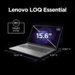 Lenovo LOQ Essential – AI-Powered Student Gaming Laptop - Intel® Core™i5-12450HX - 15.6" FHD IPS Display – 144Hz Refresh Rate – NVIDIA® GeForce RTX™ 4050 – 8GB Memory – 512GB SSD Storage – Luna Grey - Image 12