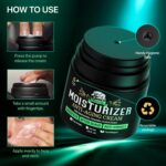 Mens Face Moisturizer Anti-Aging Cream - Lightweight After Shave Lotion for Men - Day & Night Hydrating Skin Care with Niacinamide Collagen Ceramides - Fast-Absorbing Non-Greasy 1.85oz - Image 8