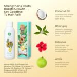 Herbal Hair Oil for Men & Women | Non-Greasy Oil with Amla, Bhringraj, Hibiscus, Coconut & Redensyl, 200ml - Image 3