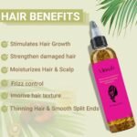 Minnah Batana Oil for Hair Growth, crack hair growth oil 4-in-1 Liquid Batana Oil, with Rosemary, Pumpkin Seed, Castor (1pcs) - Image 2