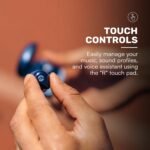 Raycon Fitness Bluetooth Wireless Earbuds + Microphone with Active Noise Canceling, Sweat & Water-Resistant Earphones, Running Headphones, Ear Buds Wireless Bluetooth 56 Hours Playtime (Black) - Image 6
