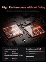 KAIGERR 2026 New Gaming Laptop, 16.0inch Laptop Computer with AMD Ryzen 7 H255(8C/16T, Up to 4.9GHz), 16GB DDR5 512GB NVMe SSD Windows 11 Laptop, Radeon RX Vega 8 Graphics,WiFi 6, Backlit KB - Image 3