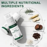 Hair Growth Serum, Rosemary Oil for Hair Growth, Thinning Hair & Hair Density Serum with Flow Controlled Massage Applicator, Peptides, Niacinamide, Caffeine, Scalp Serum for Reduced Hair Fall 60 ML - Image 6