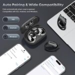 Wireless Earbuds Bluetooth 5.4 Headphones, 54H Playtime Stereo Earphones with Noise Cancelling Mic, IPX7 Waterproof, Fast Charging and Comfort Fit Ear Buds for Fitness/Sports/Workouts/Travel Black - Image 6