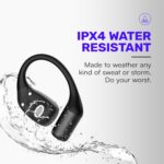 Raycon Essential Open Ear Earbuds – Open Ear Headphones, Earbuds Wireless Bluetooth, Sweat & Water-Resistant Earphones, Running Headphones with Ultra-Lightweight Design, 36 Hours Battery Life (Purple) - Image 8