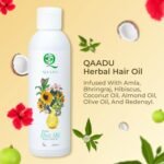 Herbal Hair Oil for Men & Women | Non-Greasy Oil with Amla, Bhringraj, Hibiscus, Coconut & Redensyl, 200ml - Image 2