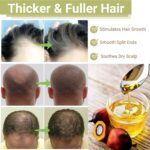 RAW Batana Oil for Hair Growth, Dr Sebi Organic Unrefined Batana Oil from Honduran, 100% Pure & Natural Hair Growth for Thicker & Stronger Hair - 2 FL OZ - 60Ml - 1Pack - Image 5