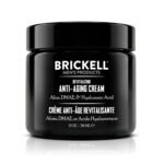 Brickell Men's Revitalizing Anti-Aging Cream For Men, Natural and Organic Anti Wrinkle Night Face Cream To Reduce Fine Lines and Wrinkles, 2 Ounce, Unscented