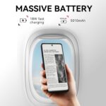 TCL 60 XE NXTPAPER 5G Cell Phone, AT&T, T-Mobile & Verizon Unlocked Android Smartphone, 8GB+256GB, 6.8" 120Hz Paper-Like Display, AI Features, 5010mAh Battery, Advanced Camera System, Space Blue - Image 6