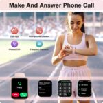 Fitpolo Smart Watches for Women Android iPhone, 1.8'' Women Smartwatch with Alexa Built-in, Bluetooth Calls, IP68 Waterproof, 7 Days Battery, Heart Rate/Sleep/SpO2 Monitor, 110 Sports Mode - Image 2