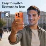 Unlocked Phones WK17, Android 15 Cell Phones, 5000mAh Battery, 16GB+512GB Smartphone 6.9" HD Screen/104MP+32MP Camera/Snapdragon 888 Processor, 5G Network, Face ID/WiFi/Bluetooth/GPS (Orange) - Image 5