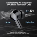 Wireless Earbuds, Bluetooth 5.4 Headphones HiFi Stereo, Bluetooth Earbuds with ENC Noise Cancelling Mic, IP7 Waterproof in Ear Earphones, 48H, LED Display Ear buds for Pad Phones Workout Sports, Black - Image 2