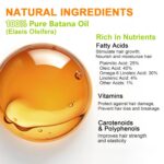 Raw Batana Oil, 100% Natural Organic Hair Growth Oil for Men & Women, Sourced from Honduras, Pure, Unrefined, Enhances Thickness, Prevent Hair Loss 4 Oz - Image 5