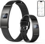 Smart Bracelet, Subscription-Free 24/7 Health Tracking, Heart Rate, SpO2, HRV & Sleep Tracker with IPX8 Waterproof, Wearable Activity & Fitness Tracker, 7-Day Battery, 2 Bands (Black)