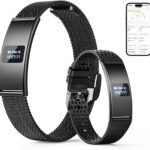 Smart Bracelet, Subscription-Free 24/7 Health Tracking, Heart Rate, SpO2, HRV & Sleep Tracker with IPX8 Waterproof, Wearable Activity & Fitness Tracker, 7-Day Battery, 2 Bands (Black)
